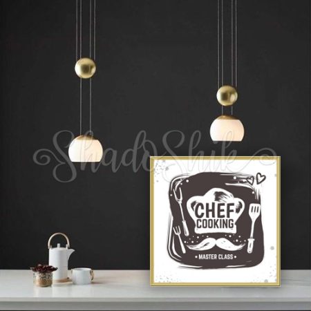 تابلو آشپزخانه فانتزی طرح CHEF Cooking دیواری