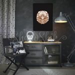 تابلو اتاق نوجوان فانتزی طرح Devil Skull با قاب های متنوع