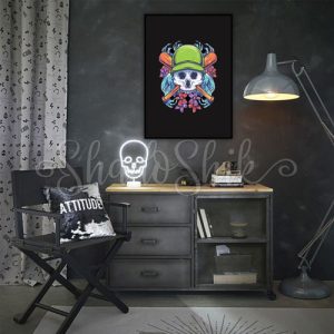 تابلو اتاق نوجوان فانتزی طرح Skull Beach دیواری