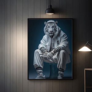 تابلو مدرن طرح پلنگ